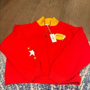 Love Red and Yellow Kansas City Pullover